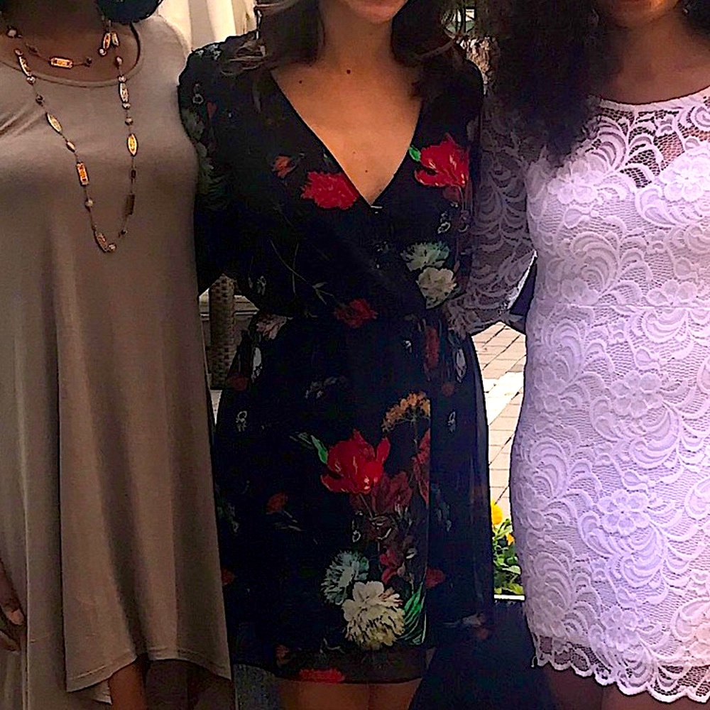 ⭐️ Host Pick!!! ⭐️ EXPRESS Floral Print Long Sleeve Surplice Dress - XS - Picture 3 of 8